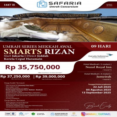 UmrohUMRAH SERIES MEKKAH AWAL SMARTS RIZAN